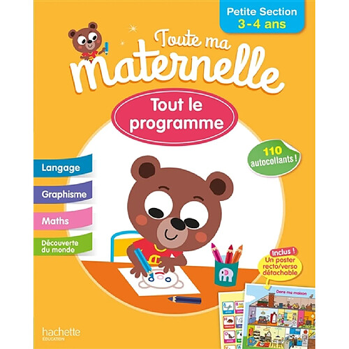 Toute ma maternelle, petite section, 3-4 ans : tout le programme