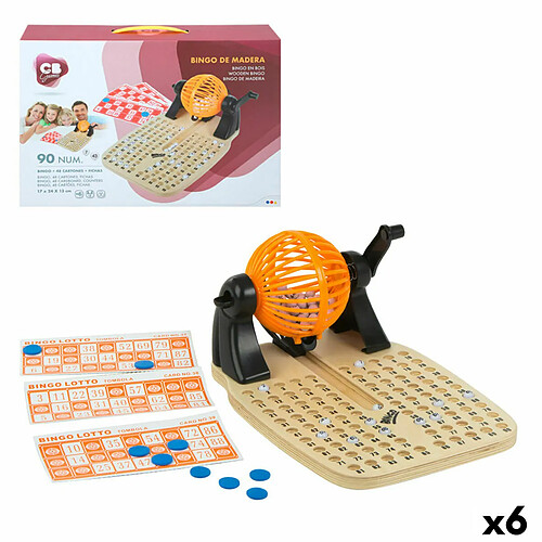 Color Baby Bingo Colorbaby Bois Plastique (6 Unités)