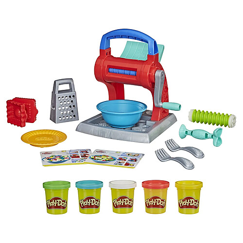 Hasbro Fiesta des Pâtes Play-Doh Kitchen Creations avec Pâte à Modeler et Accessoires Multicolore