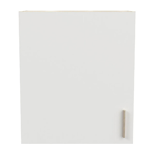 Pegane Meuble haut de cuisine coloris chêne kronberg, blanc - Longueur 60 x Hauteur 70 x Profondeur 30 cm