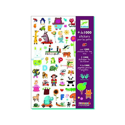 Djeco - 1000 stickers pour les petits