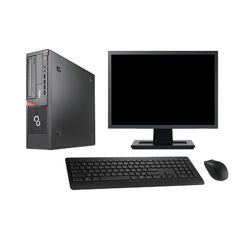 PC Fujitsu E920 DT Ecran 19" Intel G3220 RAM 32Go SSD 480Go Windows 10 Wifi · Occasion