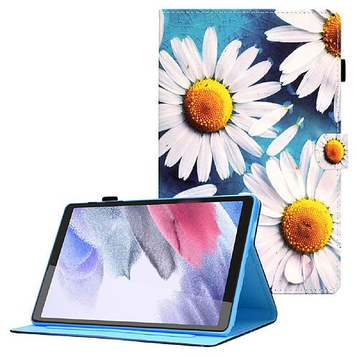 Etui en PU avec support tournesol pour votre Samsung Galaxy Tab A7 Lite 8.7-pouces SM-T220 (Wi-Fi)/SM-T225