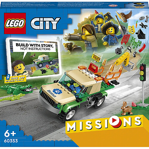 60353 Missions de sauvetage des animaux sauvages LEGO® City