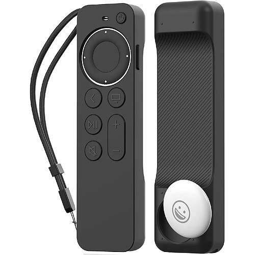 SANAG etui Pour Apple Tv 4K Hd Siri Remote 3E Generation(2022) / Apple Tv Siri Remote 2E Generation(2021) [Support Airtag Integre] Rayures, Absorption Chocs, Accès Complet À Toutes Fonctions