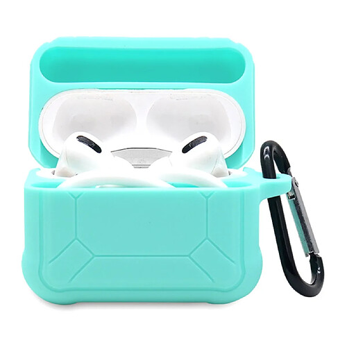 Coque en silicone mousqueton anti-perte, vert pour votre AirPods Pro