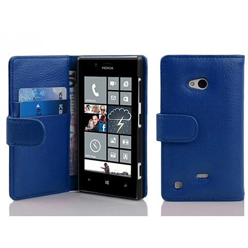 Cadorabo Coque Nokia Lumia 720 Etui en Bleu