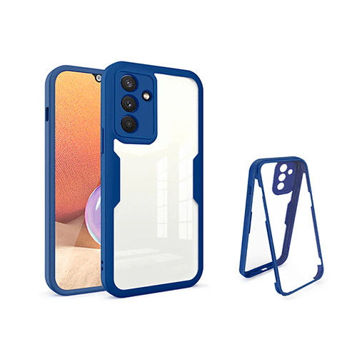 PHONECARE Coque Anti-Crash 360 Protection Résistant aux Chocs Avant et Arriére pour Samsung Galaxy A13 5G - Bleu Foncé