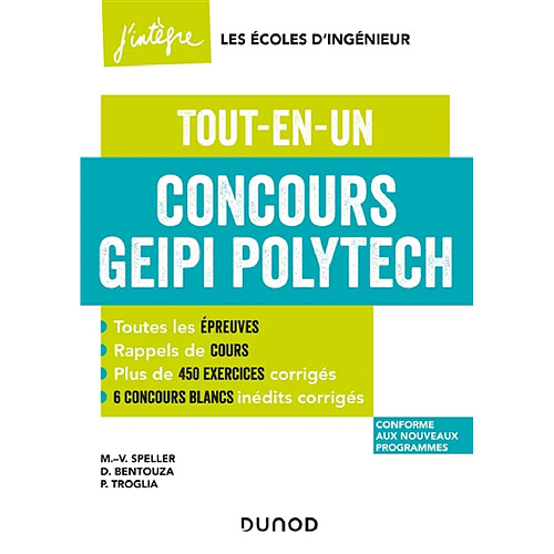 Concours Geipi Polytech : tout-en-un : conforme aux nouveaux programmes · Occasion