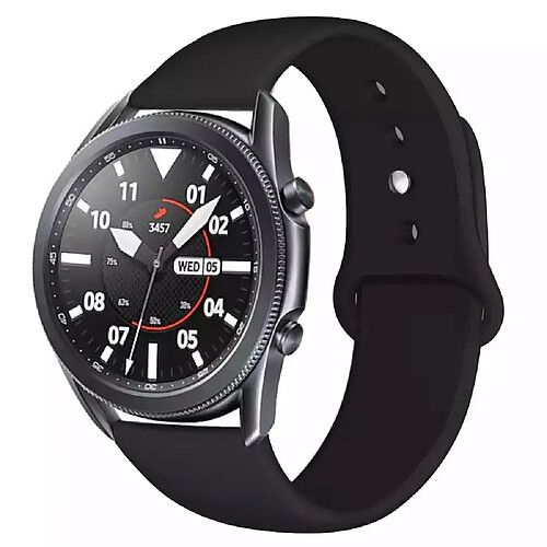 NIS Bracelet Topsilicone Compatible avec Huawei Watch 4 Pro Space Edition - Noir