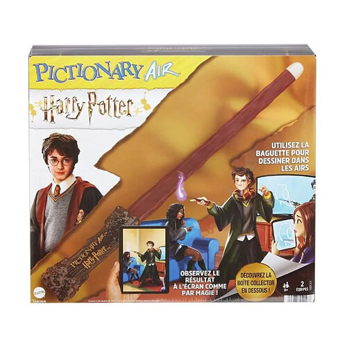 Mattel Games - Pictionary Air Harry Potter - Jeu dambiance et de dessin pour toute la famille - Des 8 ans