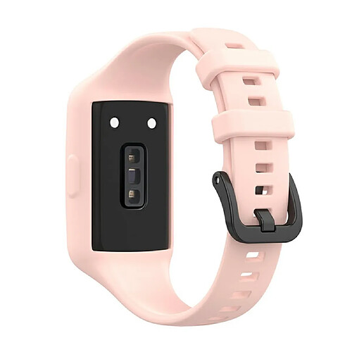 Bracelet en silicone couleur rose clair pour votre Huawei Band 6/Honor Band 6