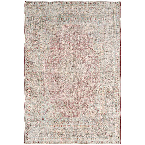 Vidal Tapis de laine 260x180 rouge Vintage Royal