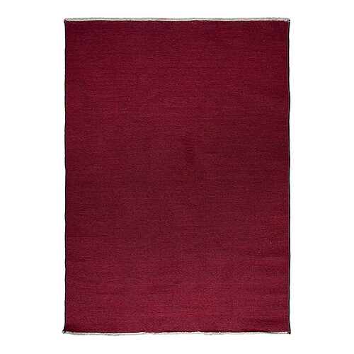 Thedecofactory REVERSIBLE EFFECT - Tapis réversible rouge/charbon 160x230