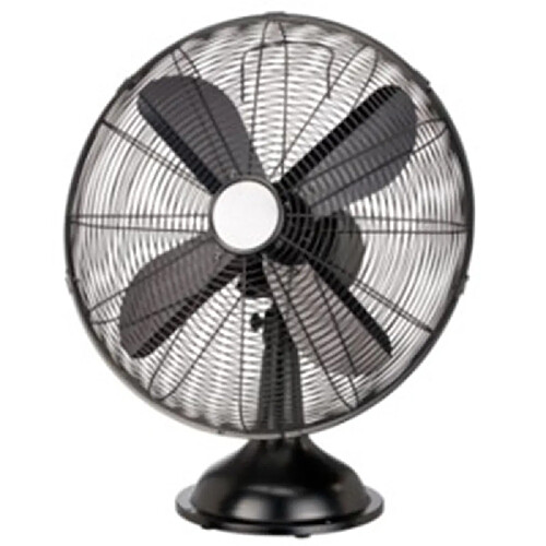 Ventilateur de table mobile Bestherm noir 40W - D30cm - 3-en-1 - 3 niveaux de vitesses