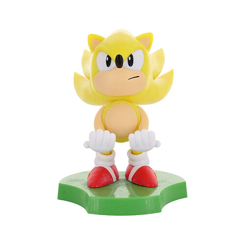 Exquisit Sonic The Hedgehog - Figurine Holdem Cable Guy Super Sonic 10 cm