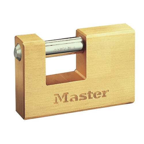 MASTER LOCK Cadenas Rectangulaire en Laiton 63mm