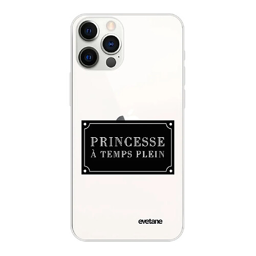 Evetane Coque iPhone 12/12 Pro souple silicone transparente