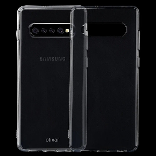 Wewoo Coque Souple Etui de protection ultra-mince en TPU de 0,75 mm pour Samsung Galaxy S10 Plus