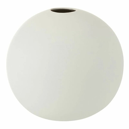 Paris Prix Vase Design Boule Céramique 18cm Blanc Mat