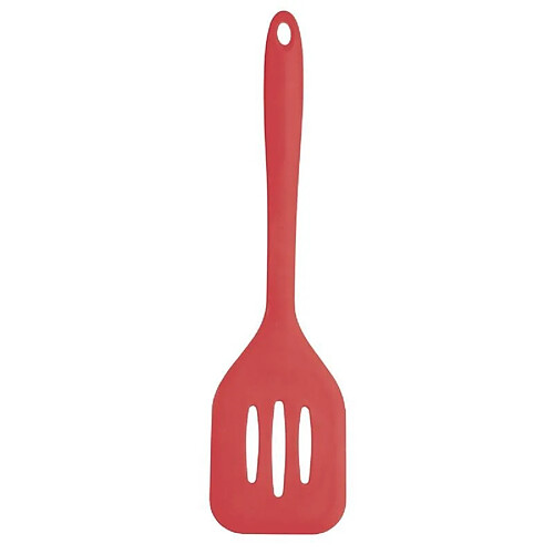 Spatule professionnelle ajourée flexible en silicone rouge Vogue - 310 mm