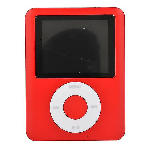 Universal MINI MUSIQUE MUSIQUE MP3 PORTABLE DE HAUTE QUALITÉ (ROUGE)