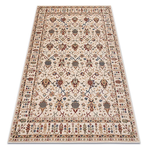 RUGSX Tapis NAIN Ornement, cadre, 1028 51053 beige bordeaux bleu 200x300 cm