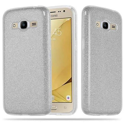 Cadorabo Coque Samsung Galaxy J2 2016 Etui en Argent