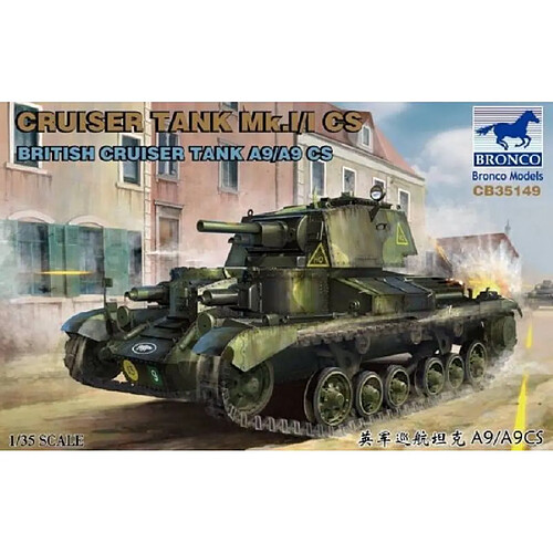 Bronco Models Maquette Char Cruiser Tank Mk.i/i Cs (british Cruiser Tank A9/a9 Cs)