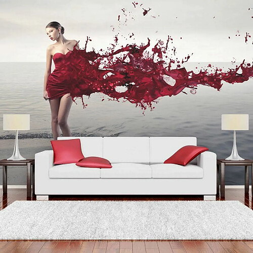 Paris Prix Papier Peint Red Beauty 154 x 200 cm