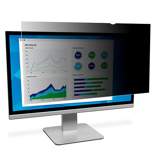 3M Filtre de confidentialité pour moniteur panoramique 23,6""