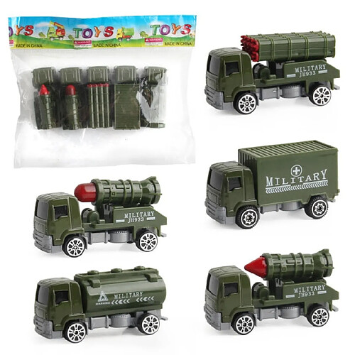 Universal Camions militaires, voitures, jouets, mini-camions, modèles, jouets, collections d'enfants.(Le noir)