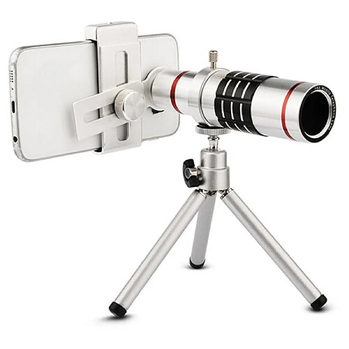 Télescope Astronomique Portable Pour Téléphone Idéal Pour Sports Concerts Nature Gris YONIS