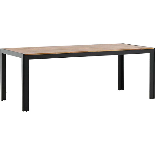 Venture Home Table de jardin en aluminium et acacia 205 x 90 cm Bois.