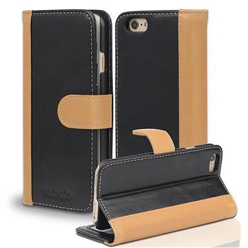 Cadorabo Coque iPhone 6 / 6S Etui en Noir