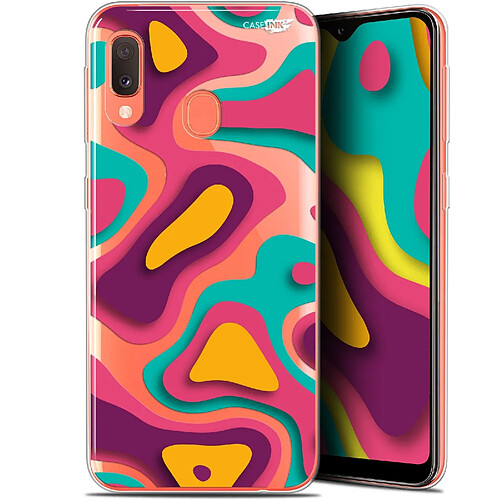 Caseink Coque arrière Samsung Galaxy A20E (5.8 ) Gel HD [ Nouvelle Collection - Souple - Antichoc - Imprimé en France] Popings