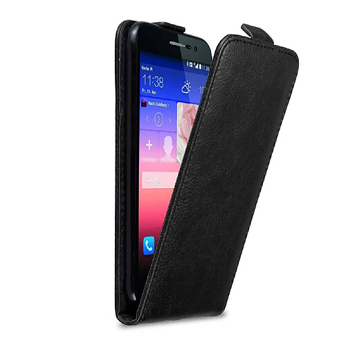 Cadorabo Coque Huawei ASCEND P7 Etui en Noir