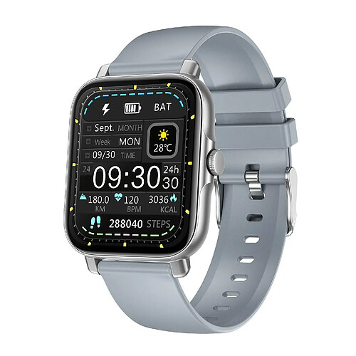 Yonis Montre Connectée 1.69' TFT IP67 Bluetooth