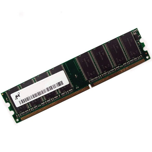 Micron Tech Ram Barrette Memoire MICRON MT8VDDT6464AG-335C1 512Mo DDR1 PC-2700U 333Mhz CL3 · Occasion