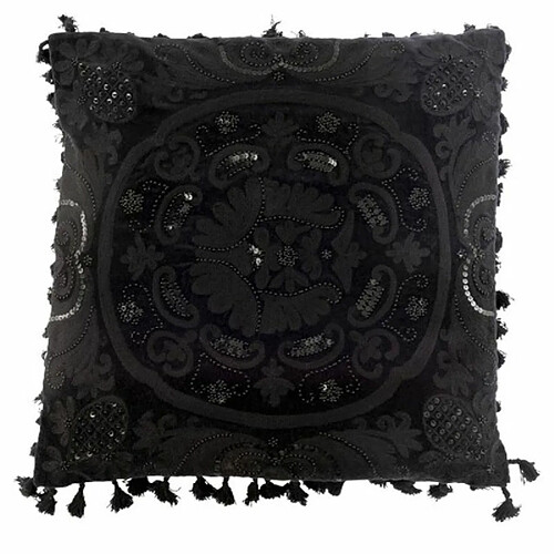 Paris Prix Coussin Déco Marocain 45x45cm Noir