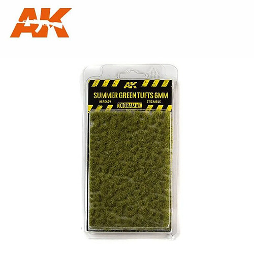 Ak Interactive Summer Green Tufts 6mm - Décor Modélisme