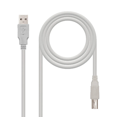 Câble USB 2.0 NANOCABLE Beige