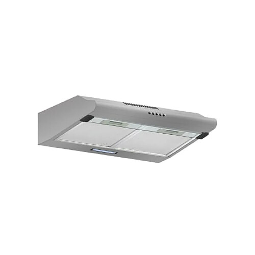 Respekta CH1259IXCN Hotte 60cm 49W 220V 61dB 3 Vitesses Commande Par Boutons Poussoirs Éclairage LED Acier Inoxydable Inox