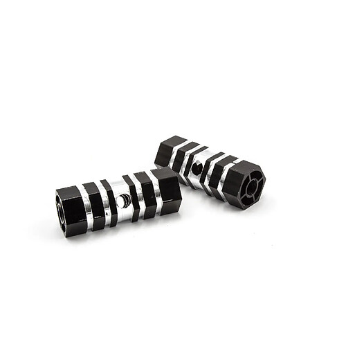 vhbw Repose-pieds Cale-pieds Axle Pegs Stunt Pegs noir our vélo, BMX, Bike