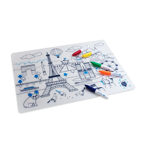 Super Petit Kit Paris set de table silicone