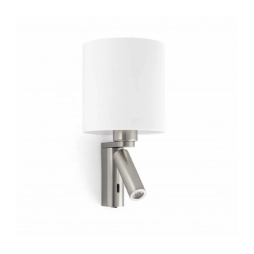 faro Aplique murale nickel Rob 1 ampoule