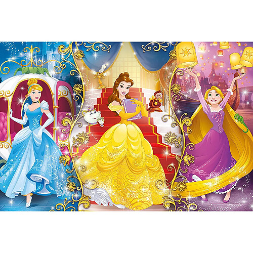 Clementoni Puzzle 104 pièces : Princesses Disney