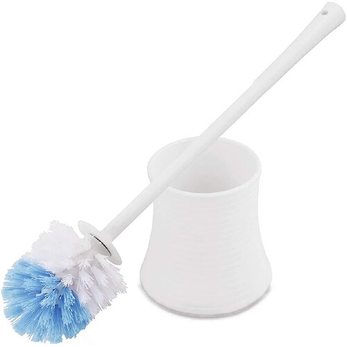 Universal Brosse de salle de bains forte, bonne prise, niche, brosse longue compacte.