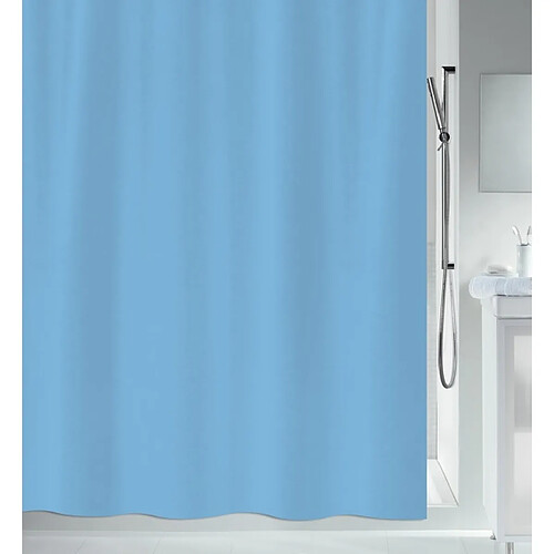 Spirella Rideau de douche Polyester PRIMO 180x200cm Bleu Ciel