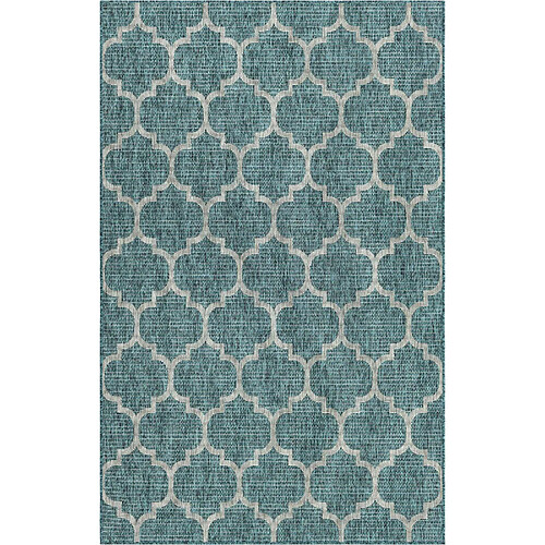 Hadorn Tapis d'Extérieur - 185x125 - Turquoise - Tulum